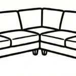 L shape sofa