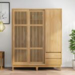 Mori Oak Wardrobe - Image 3