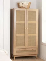 Drawer Rattan Wardrobe - Image 5